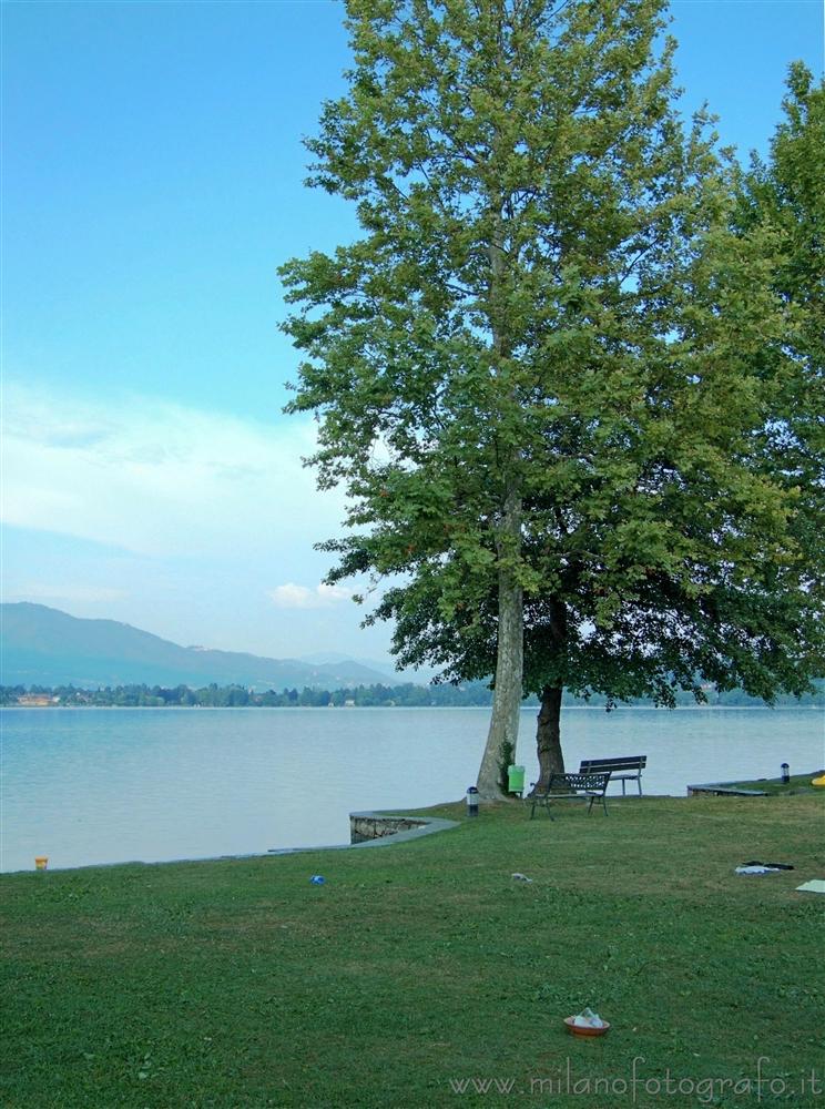 lago di monate vicino a il cortile del borgo